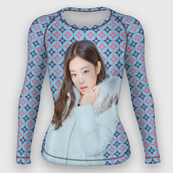 Женский рашгард Blackpink Jennie Kim Blackpink winter style