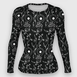 Женский рашгард Black style pattern