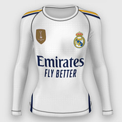 Рашгард женский Лука Модрич Реал Мадрид форма 2324 домашняя, цвет: 3D-принт