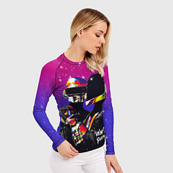 Рашгард женский Daft Punk Discovery, цвет: 3D-принт — фото 2