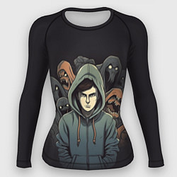 Рашгард женский Крик страха, цвет: 3D-принт