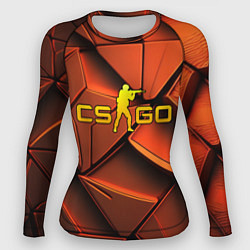 Женский рашгард CSGO orange logo