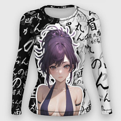 Рашгард женский Узуриха - адский рай, цвет: 3D-принт