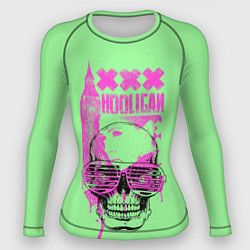 Рашгард женский Hooligan - skull, цвет: 3D-принт