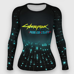 Рашгард женский Cyberpunk logo neon, цвет: 3D-принт