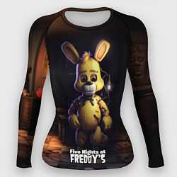 Рашгард женский Spring Bonnie Five Nights at Freddys, цвет: 3D-принт