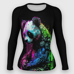 Рашгард женский Панда в краске, цвет: 3D-принт