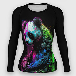 Рашгард женский Панда в краске, цвет: 3D-принт