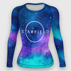 Рашгард женский Starfield space logo, цвет: 3D-принт