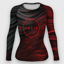 Рашгард женский Starfield logo abstract, цвет: 3D-принт