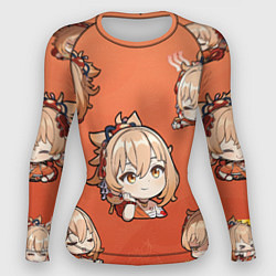 Рашгард женский Chibi Yoimiya Genshin Impact, цвет: 3D-принт