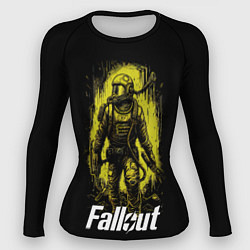 Рашгард женский Fallout green style, цвет: 3D-принт