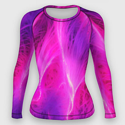 Рашгард женский Pink abstract texture, цвет: 3D-принт