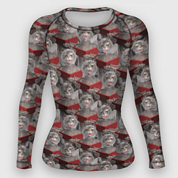 Рашгард женский Хор котов, цвет: 3D-принт