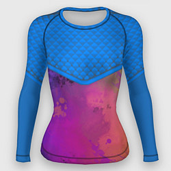 Рашгард женский Кляксы и цветной туман, цвет: 3D-принт