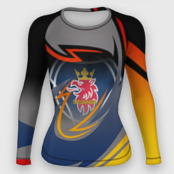 Рашгард женский Scania логотип, цвет: 3D-принт