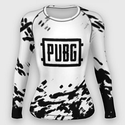 Женский рашгард PUBG black color splash game