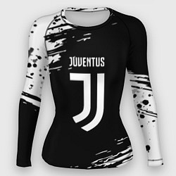 Рашгард женский Juventus спорт краски, цвет: 3D-принт