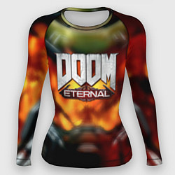 Рашгард женский Doom eternal games, цвет: 3D-принт