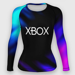 Рашгард женский Xbox neon games, цвет: 3D-принт