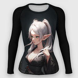 Рашгард женский Фрирен в кимоно- Sou sou no frieren, цвет: 3D-принт