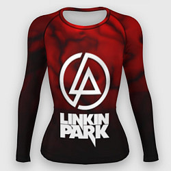 Рашгард женский Linkin park strom честер, цвет: 3D-принт