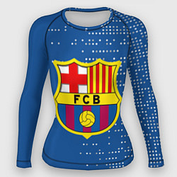 Женский рашгард Футбольный клуб Барселона - логотип крупный