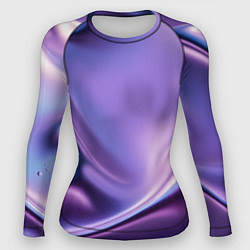 Рашгард женский Голография - изгибающийся металлический фиолетовый, цвет: 3D-принт