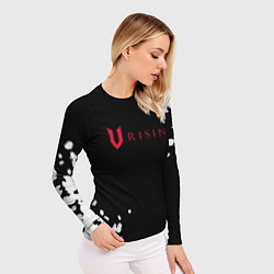 Рашгард женский V Rising краски, цвет: 3D-принт — фото 2