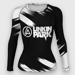 Женский рашгард Linkin park рок бенд краски