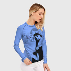 Рашгард женский Эмми и Син - Любовь с кончиков пальцев, цвет: 3D-принт — фото 2