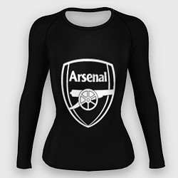 Женский рашгард Arsenal fc белое лого