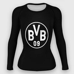 Женский рашгард Borussia sport fc белое лого