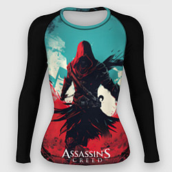 Рашгард женский Assassins creed ясное небо, цвет: 3D-принт