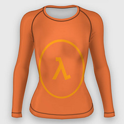 Женский рашгард Half-Life оранжевый