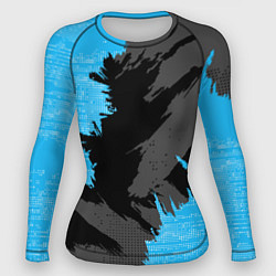 Рашгард женский Extreme blue, цвет: 3D-принт