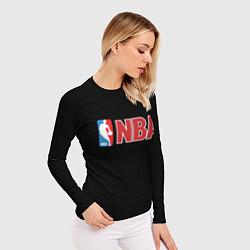 Рашгард женский NBA logo, цвет: 3D-принт — фото 2