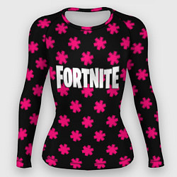 Рашгард женский Fortnite snowflake pattern, цвет: 3D-принт