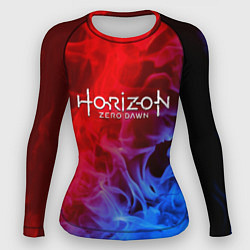 Рашгард женский Horizon zero dawn fire gradient, цвет: 3D-принт