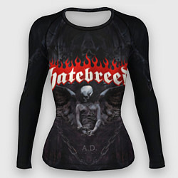 Рашгард женский Hatebreed hardcore, цвет: 3D-принт