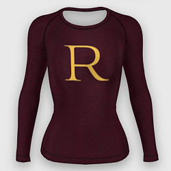 Рашгард женский Weasley jumper letter R, цвет: 3D-принт