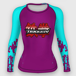 Рашгард женский Tekken краски неон, цвет: 3D-принт