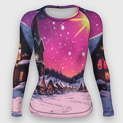 Женский рашгард Закат рождества
