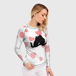 Рашгард женский Любовные объятия, цвет: 3D-принт — фото 2