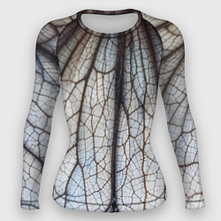 Рашгард женский Прожилки растения, цвет: 3D-принт