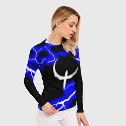 Рашгард женский Quake молнии шторм, цвет: 3D-принт — фото 2