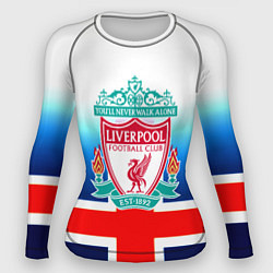 Рашгард женский Liverpool Англия, цвет: 3D-принт