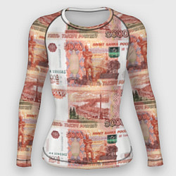 Рашгард женский 5 000 рублей, цвет: 3D-принт