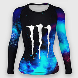 Рашгард женский Monster energy космос, цвет: 3D-принт