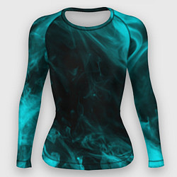 Рашгард женский Neon smoke, цвет: 3D-принт